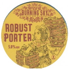 Burning Sky Brewers Robust Porter 5.8% Tap Clip